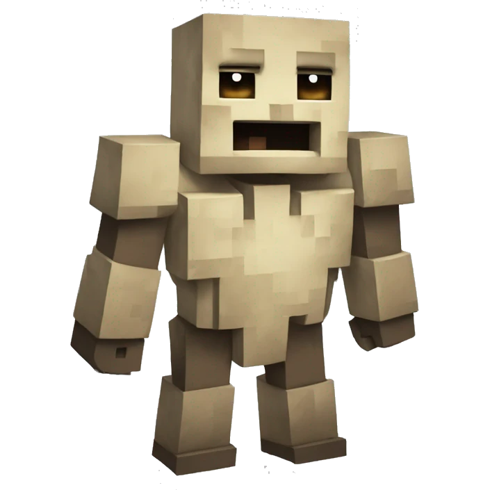 baby minecraft iron golem emoji
