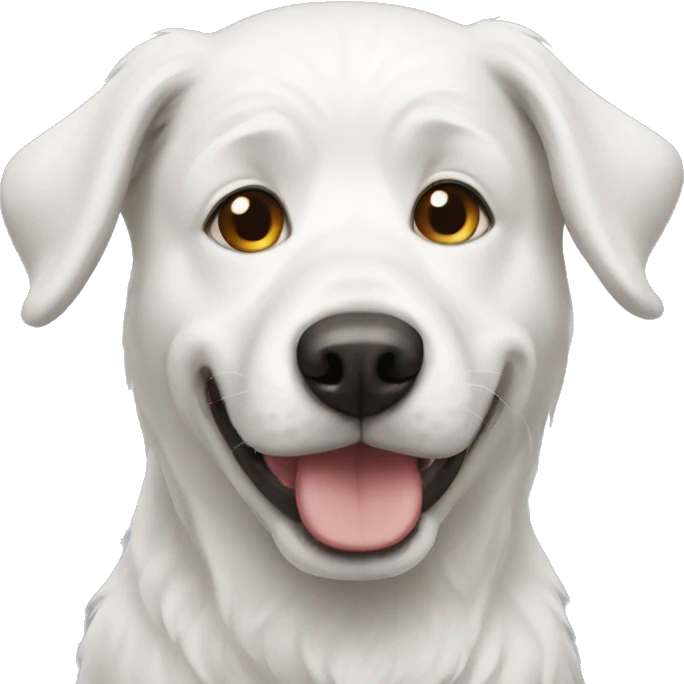 White dog emoji