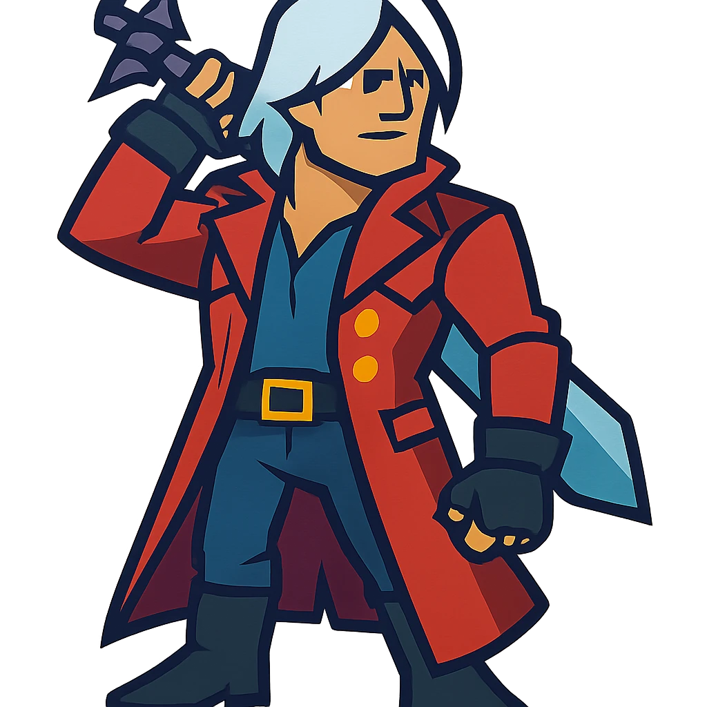Dante Sparda from Devil May Cry emoji