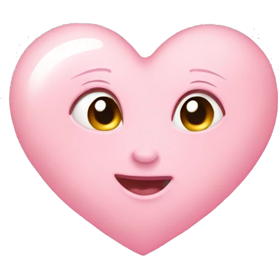 baby pink heart  emoji