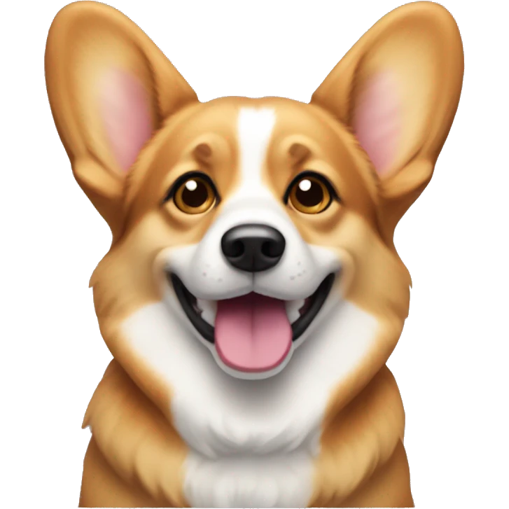 corgi with floppy ears emoji