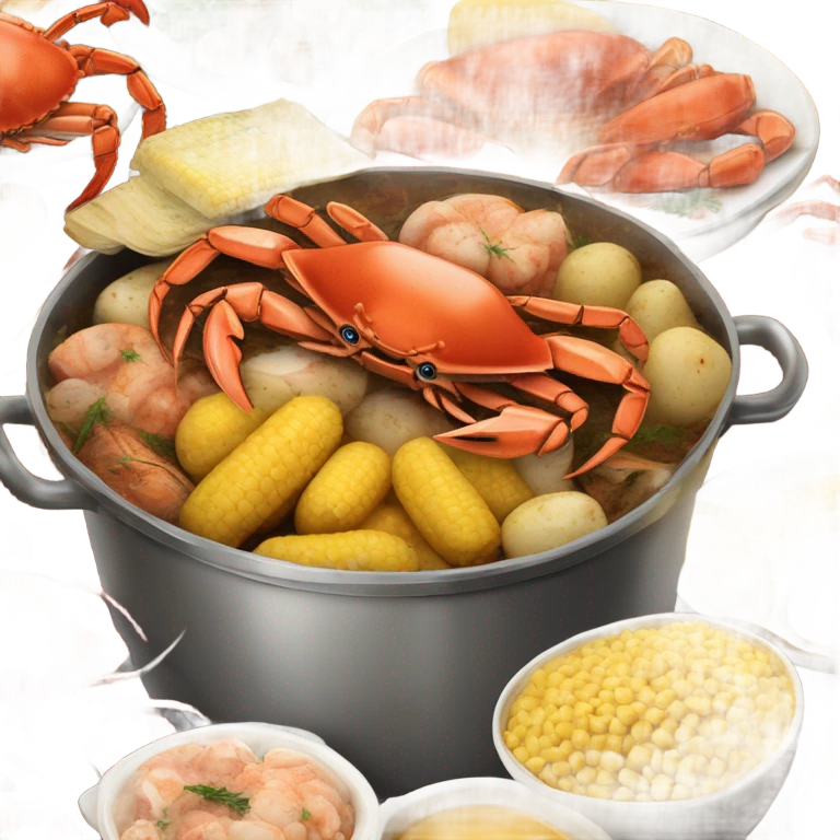 Crab boil emoji