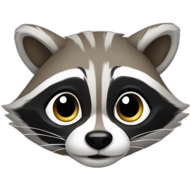 Raccoon in italy emoji