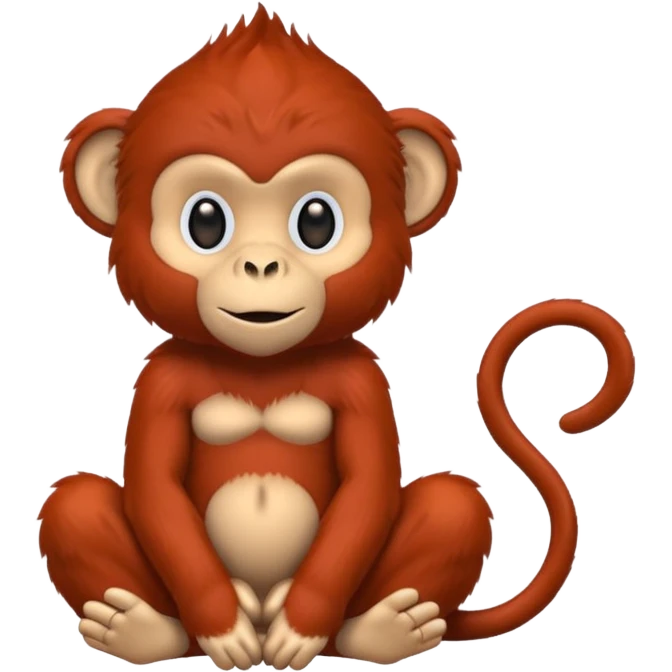 red monkey emoji