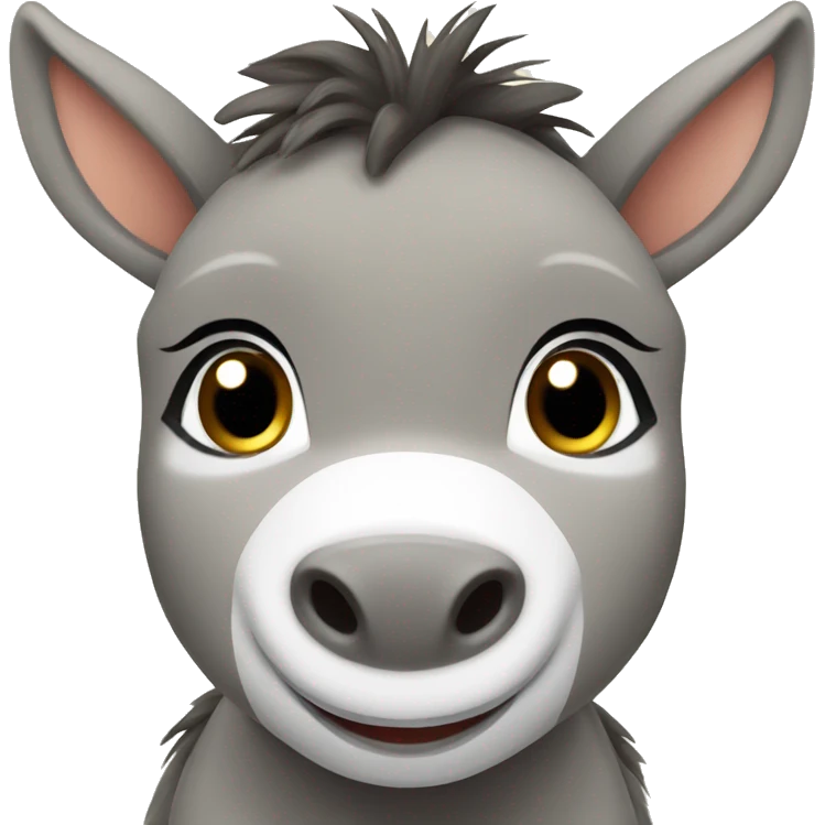 Cute baby donkey  emoji