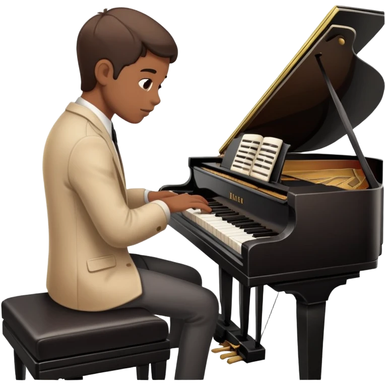 Faire du piano emoji