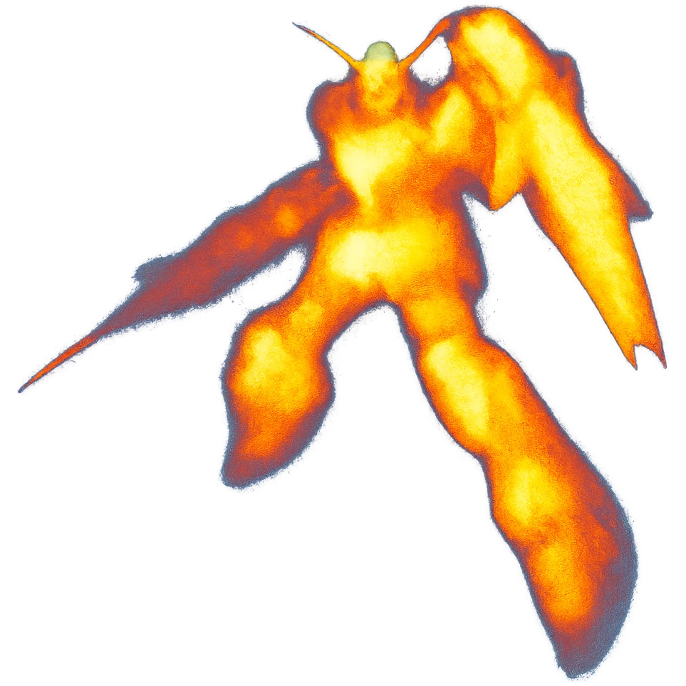 Gundam RX-0 Unicorn in full height, right side view emoji