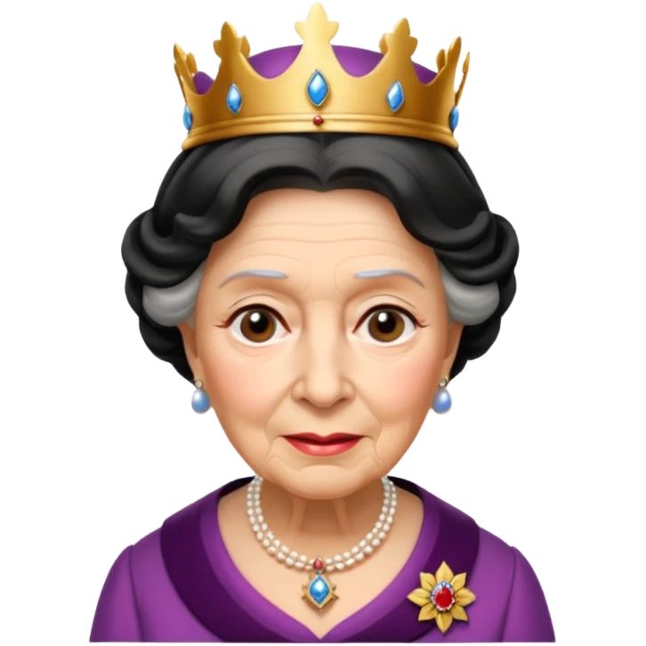 Elizabeth la reine d’Angleterre vielle  emoji