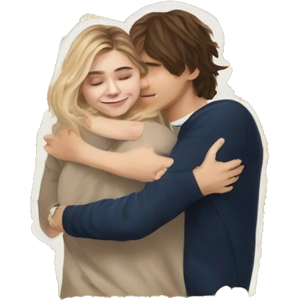 Emoji Chloe grace moretz hugging elrubiusomg emoji