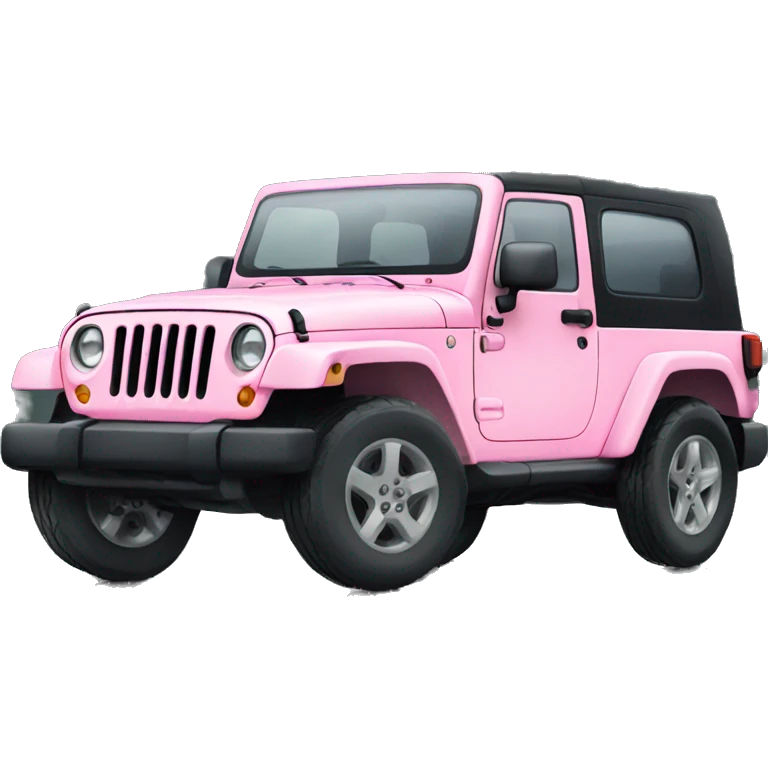 Light Pink Jeep emoji