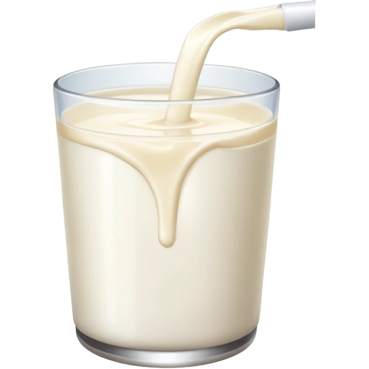 A lot of milk draining in butt emoji