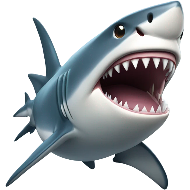 Shark mind blowing emoji