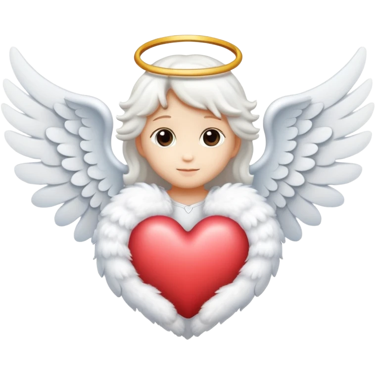 heart with angel wings emoji