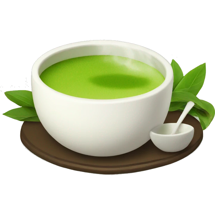 Hot matcha emoji