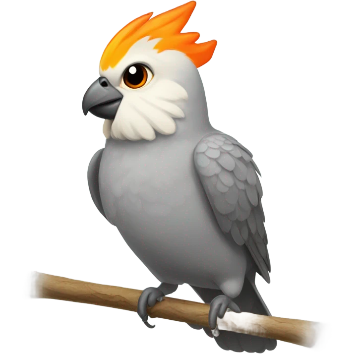 cockatiel bird emoji
