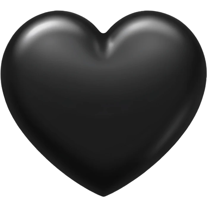 black heart emoji