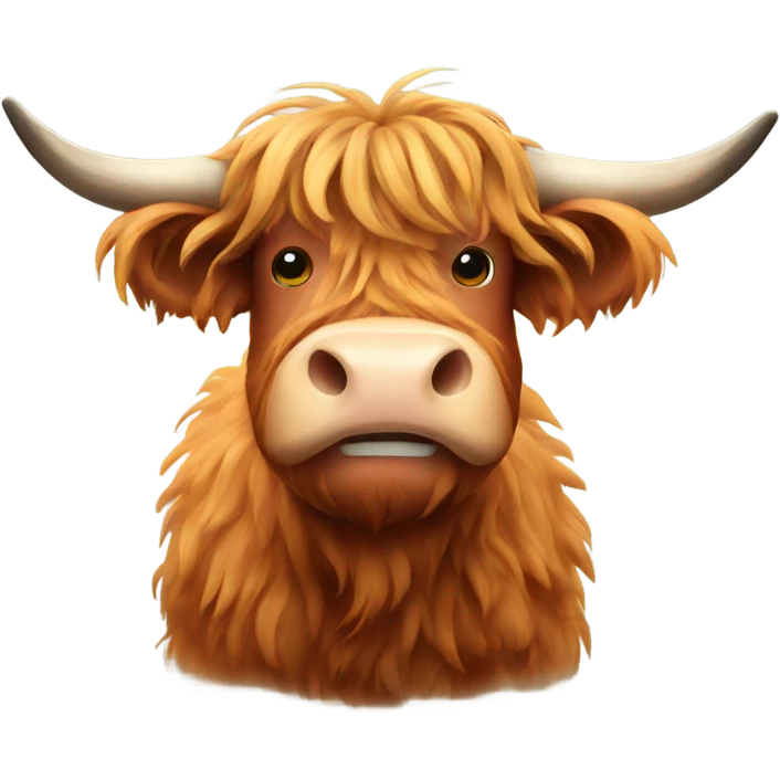 Highland cow emoji