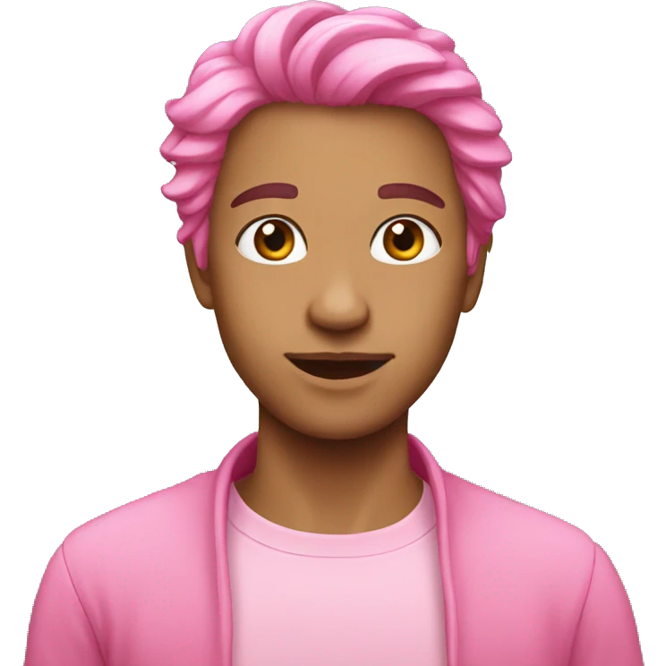 Pink  emoji