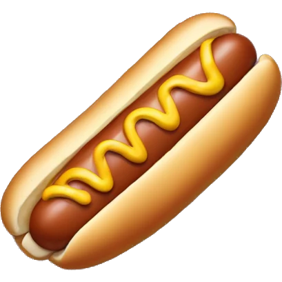 Hot dog cookie  emoji