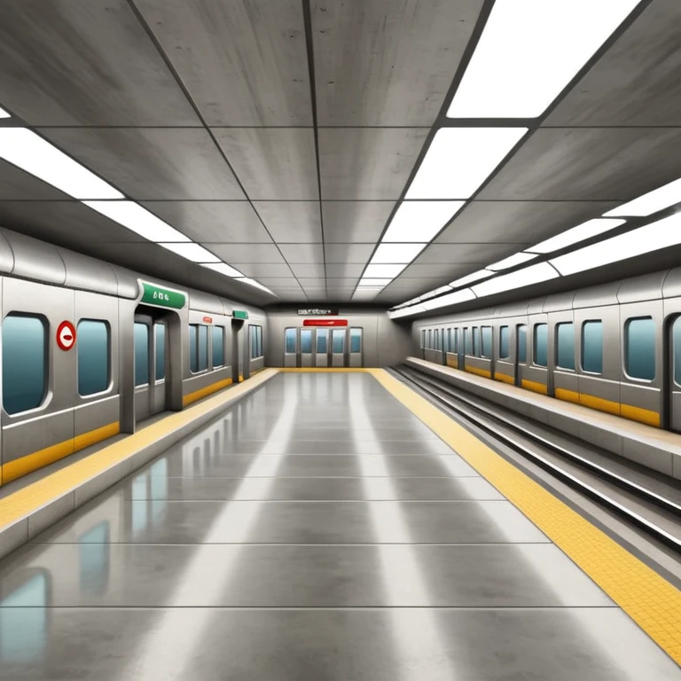 сделай современное метро в стиле ссср emoji