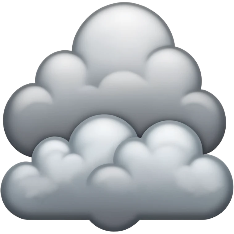 Cloudy season emoji