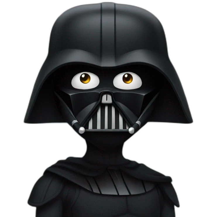 Dark Vador qui fait du trampoline emoji