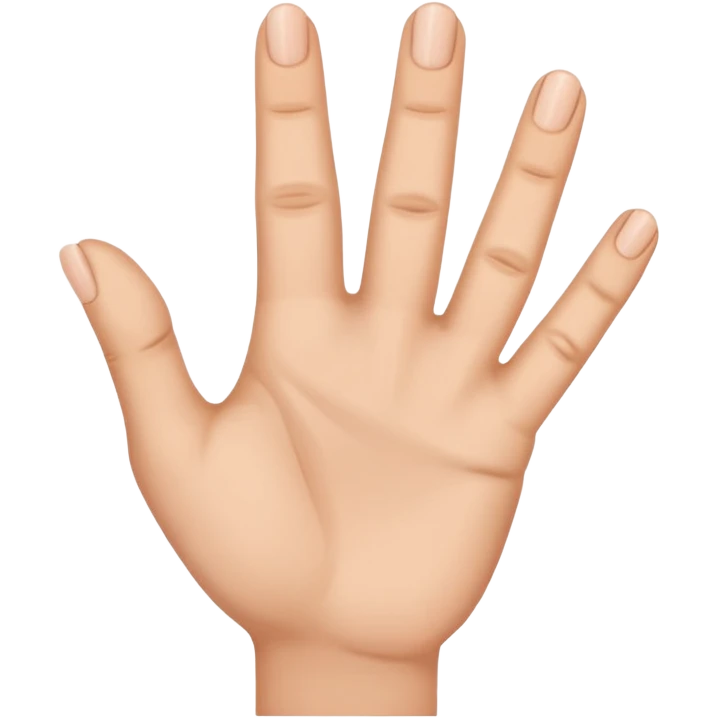 Make a hand with the fingers making a W emoji