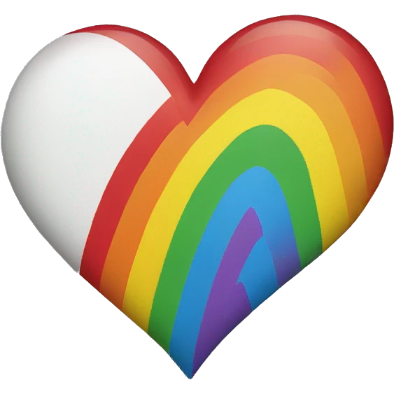 rainbow heart emoji