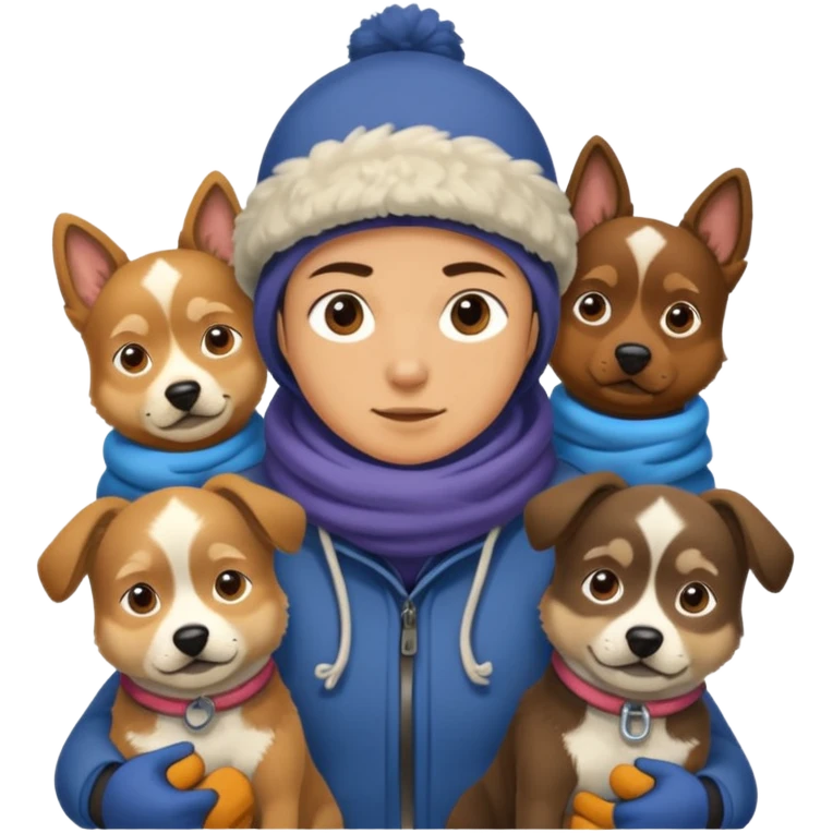 MUSHER WITH DOGS emoji