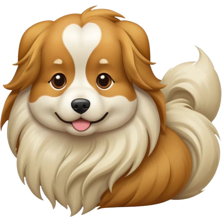 dog with hair emoji