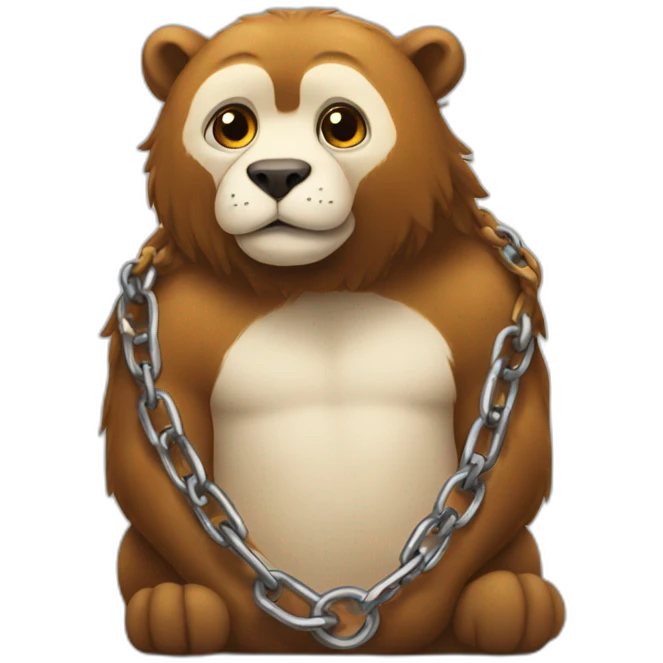 Animal in the chains emoji