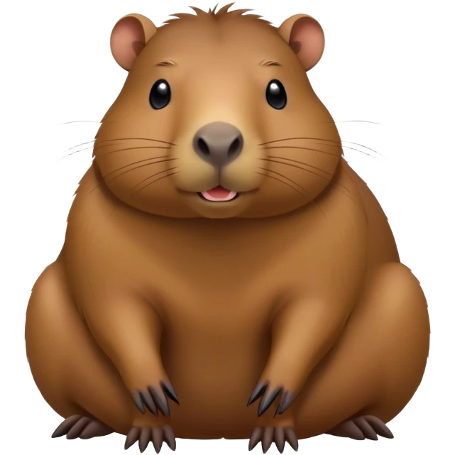 Kawawii capybara emoji
