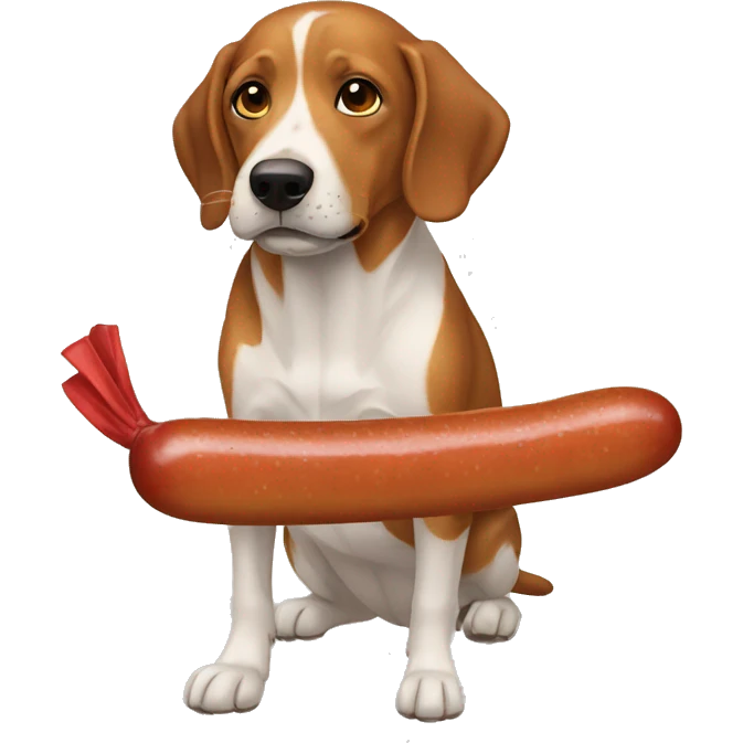 perro salchicha emoji
