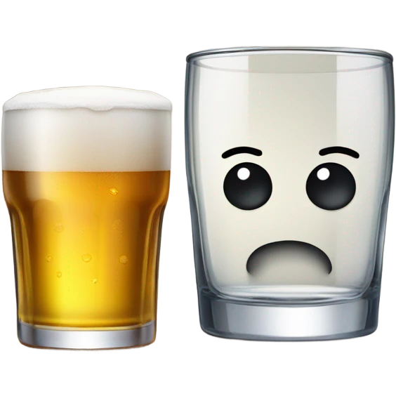 Beer with shot emoji