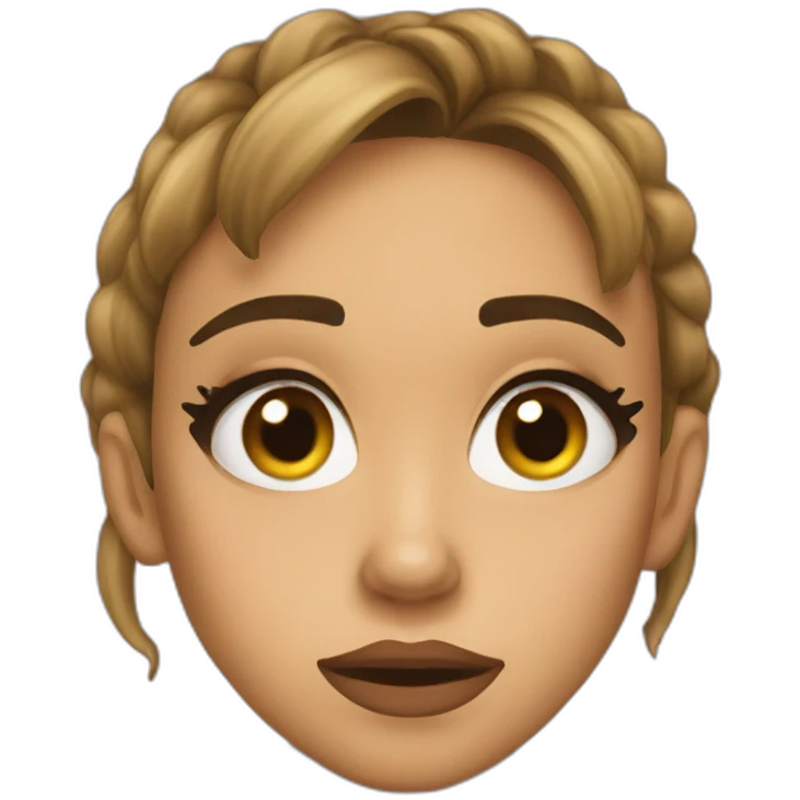 Nervous Jessica Alba emoji