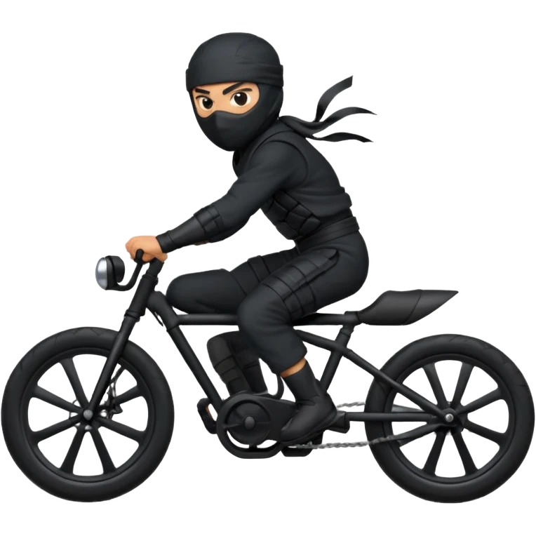 ninja on bike emoji