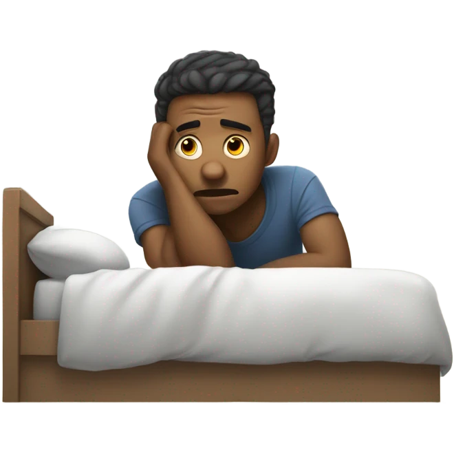 man under bed emoji