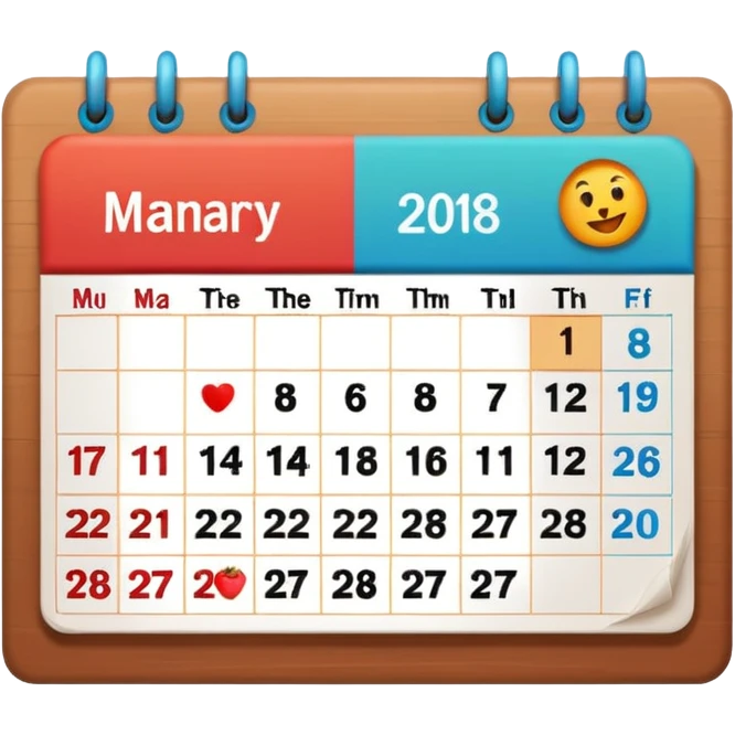 calendar emoji