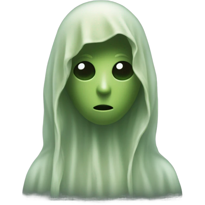 Olive green spirit of the dead emoji