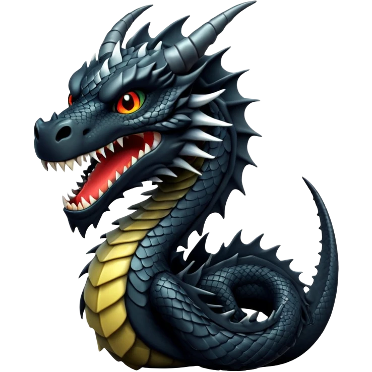 Black dragon  emoji