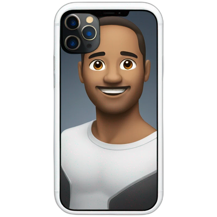 iPhone 15 pro max whitetitan emoji