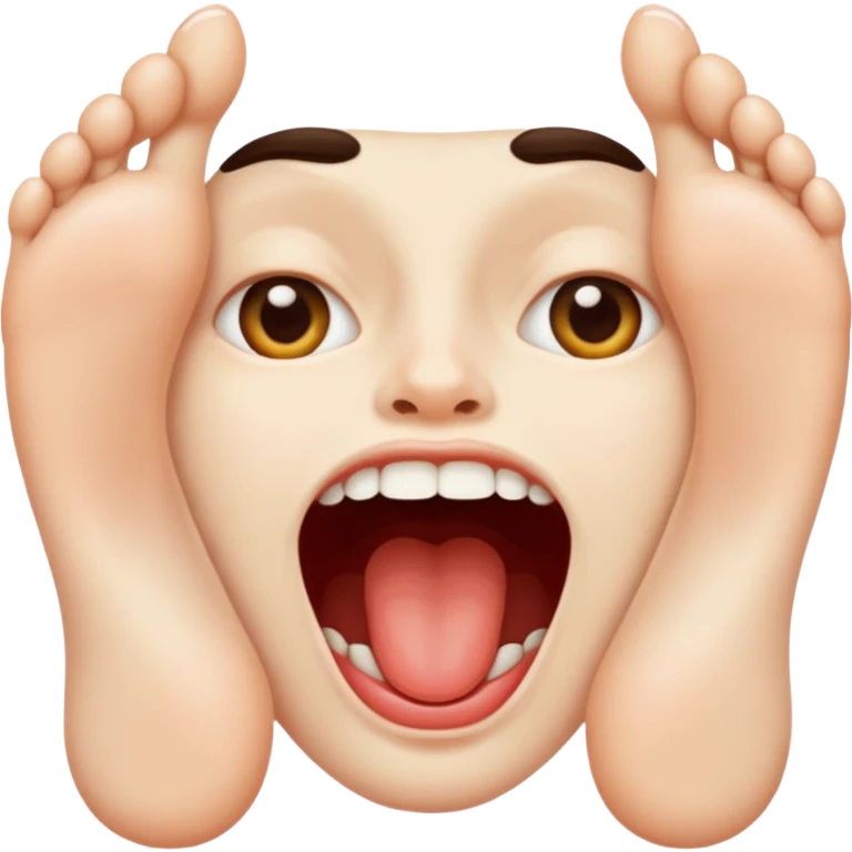 Sucking toes emoji