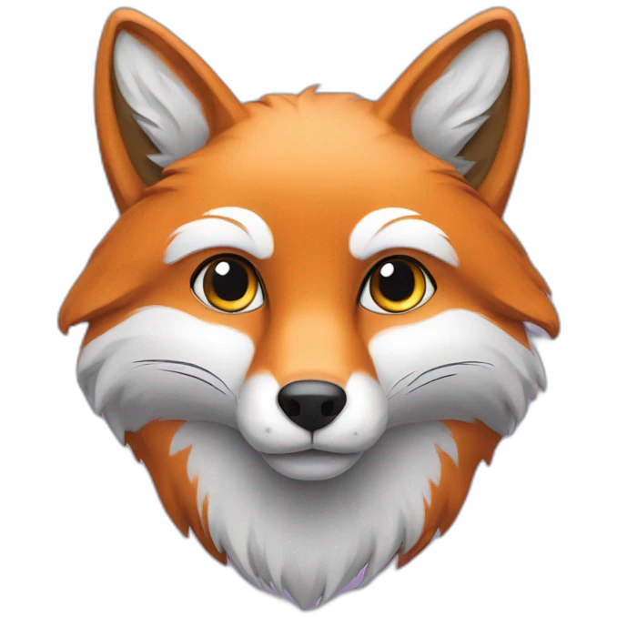 purple fox emoji