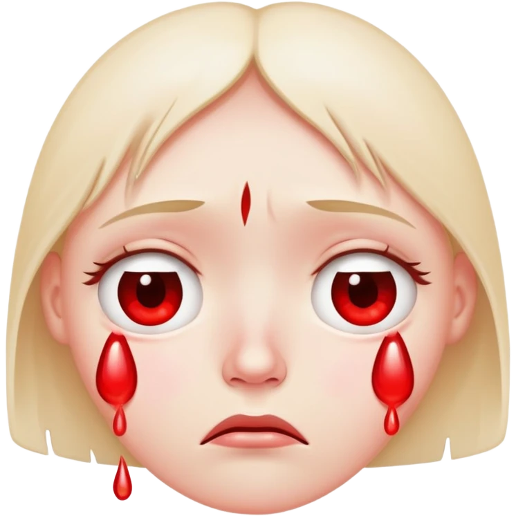 sad face with tears emoji