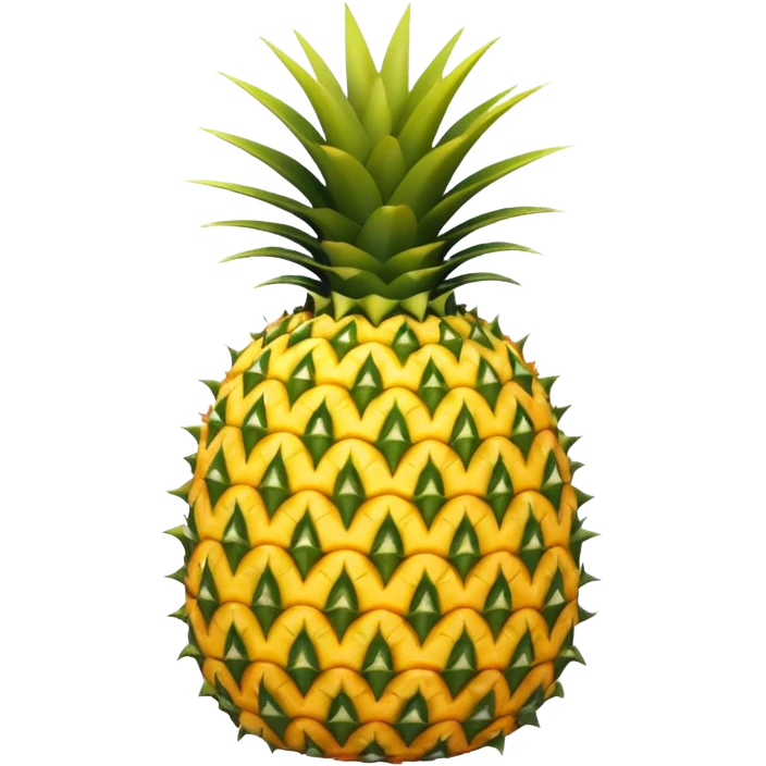 An upside down pineapple emoji