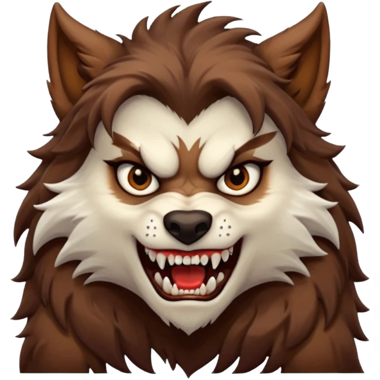 Female Werewolf emoji