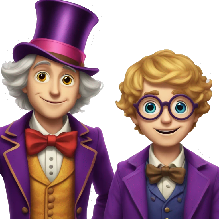 Willy wonka and william afton emoji