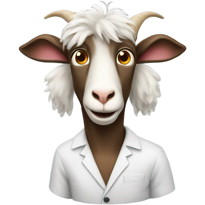 Einstein goat emoji