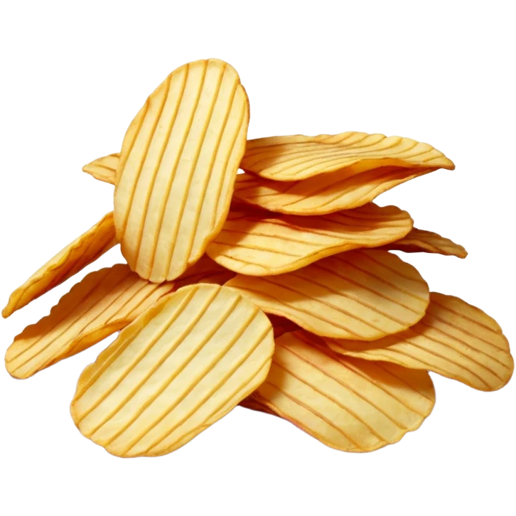 red colored potato chips emoji