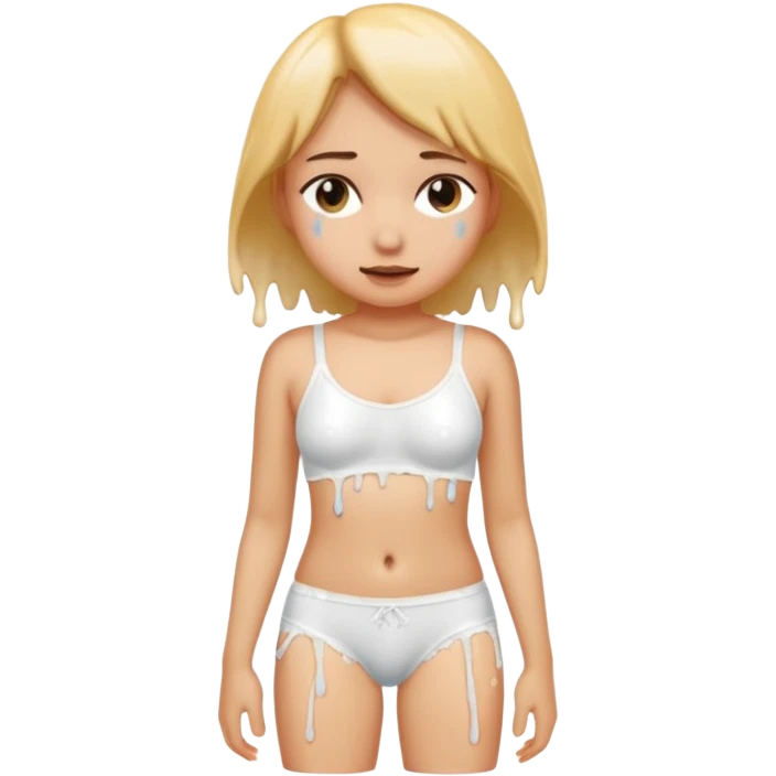 girls underwear dripping emoji